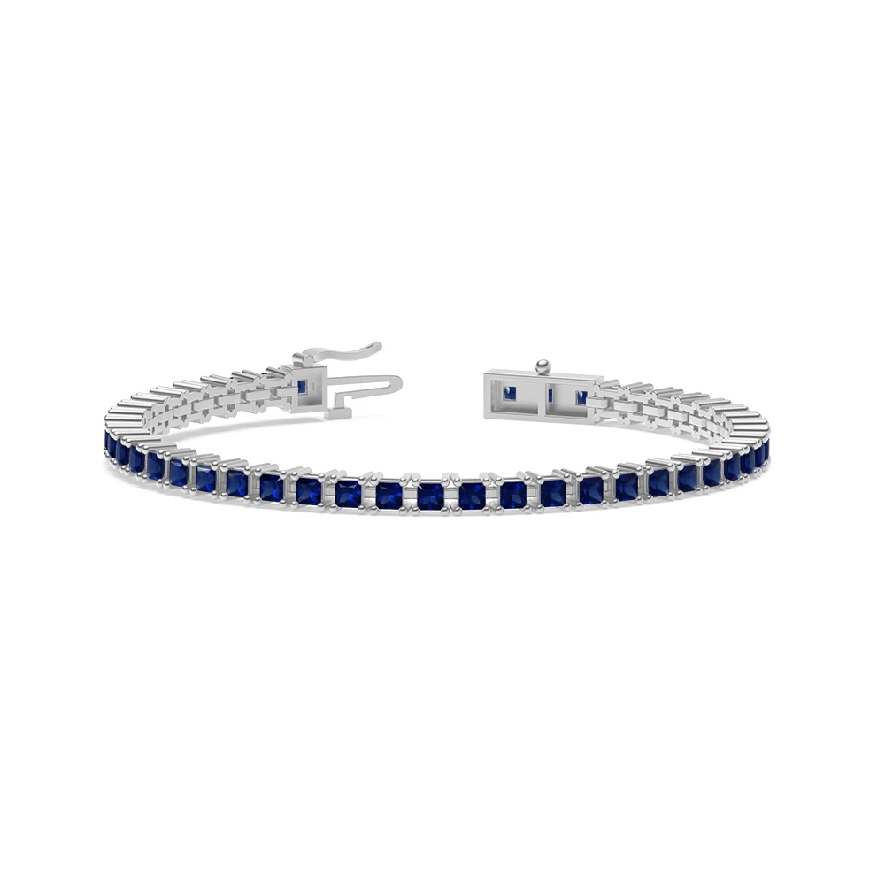 4 Prong Line Tennis Bracelets