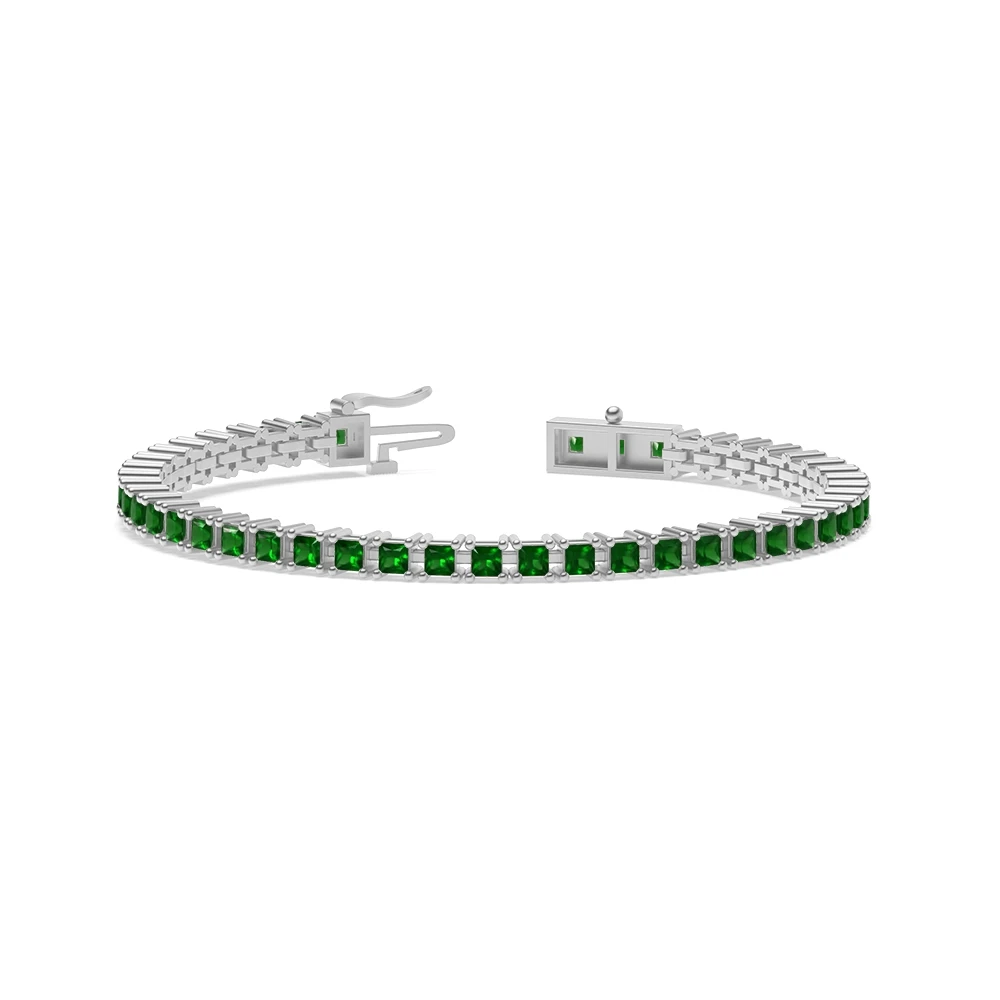 4 Prong Line Tennis Bracelets