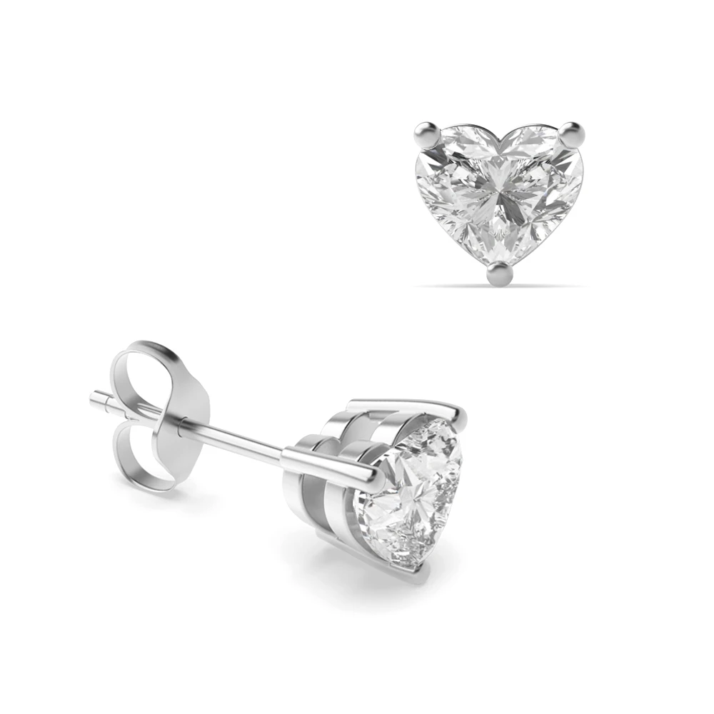 4 Prong Classic basket Stud Earrings