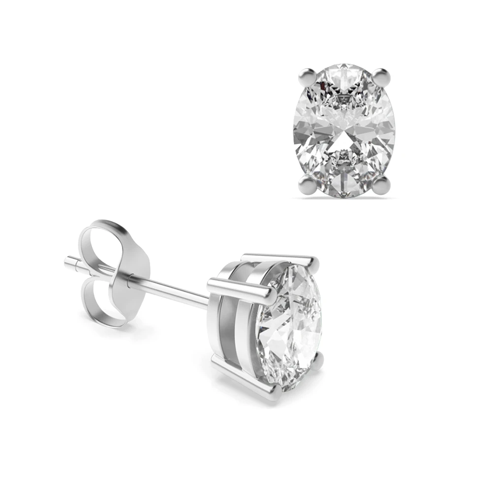 4 Prong Classic basket Earrings