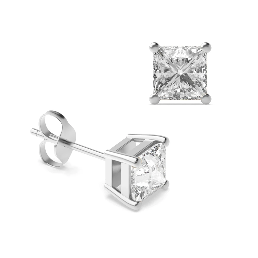 4 Prong Classic basket Earrings