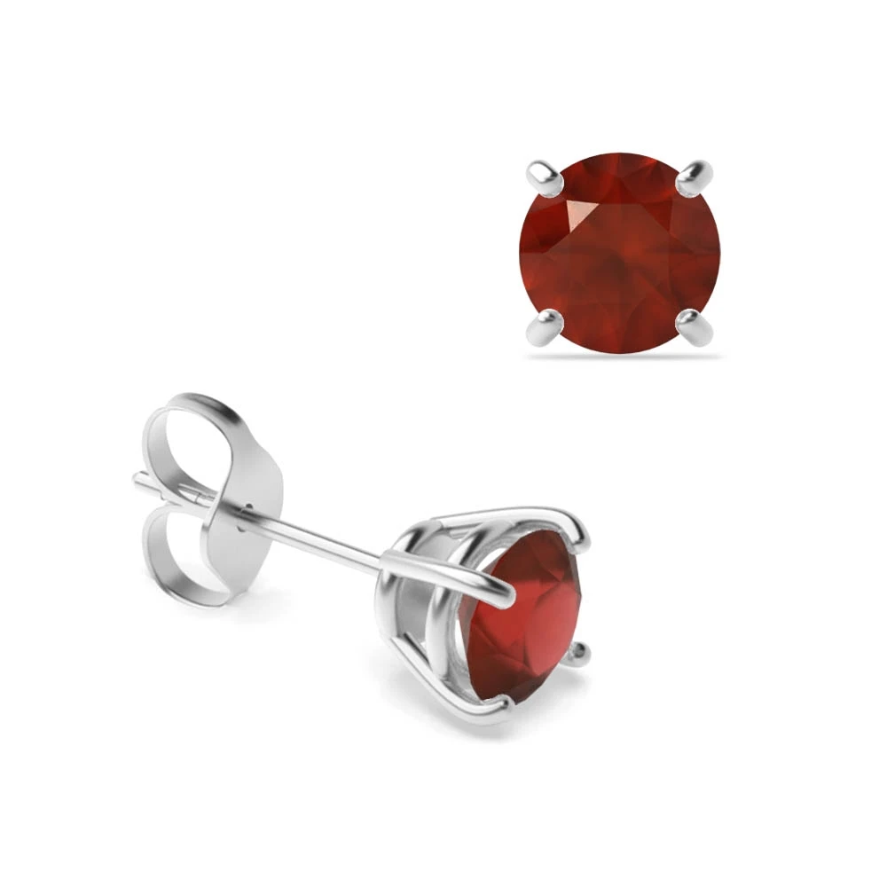 4 Prong Classic basket Earrings
