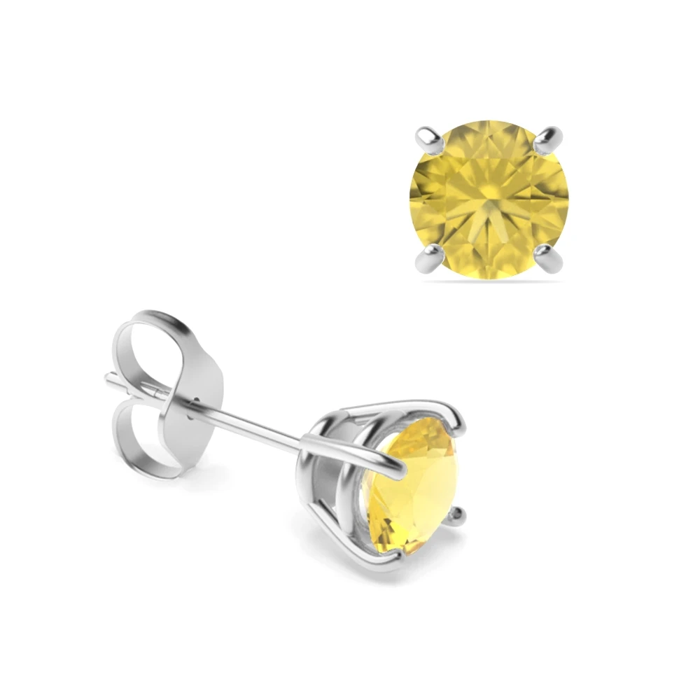 4 Prong Classic basket Earrings