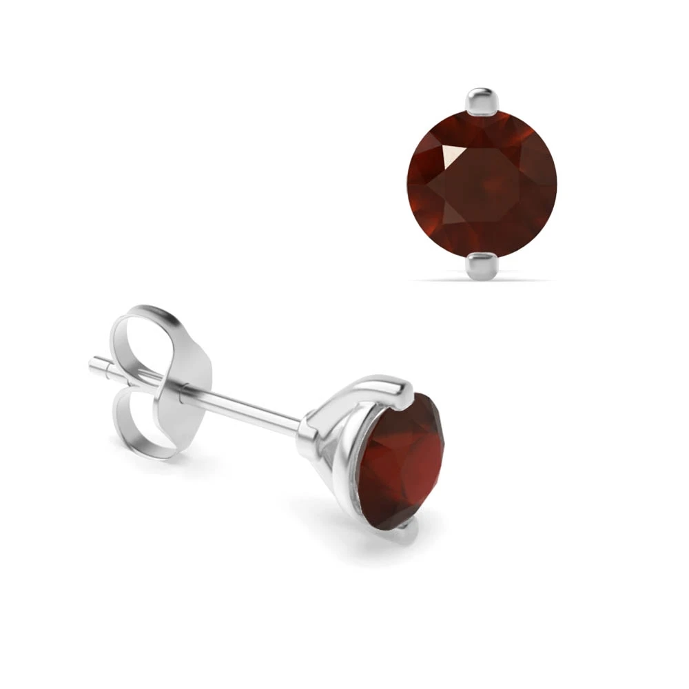 4 Prong Open set Earrings