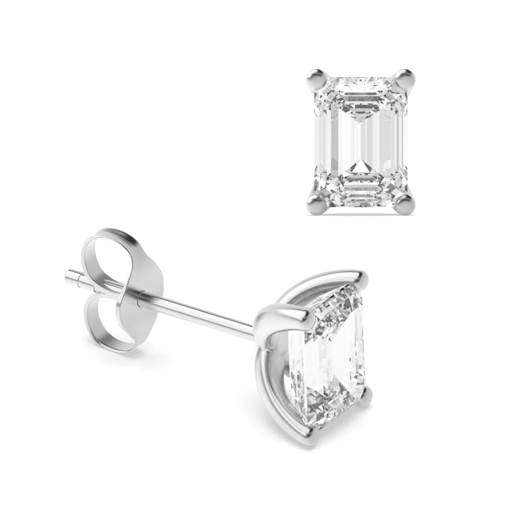 4 Prong Classic open set Stud Earrings