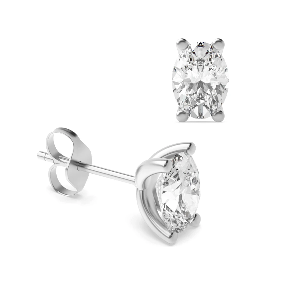 4 Prong Classic open set Earrings