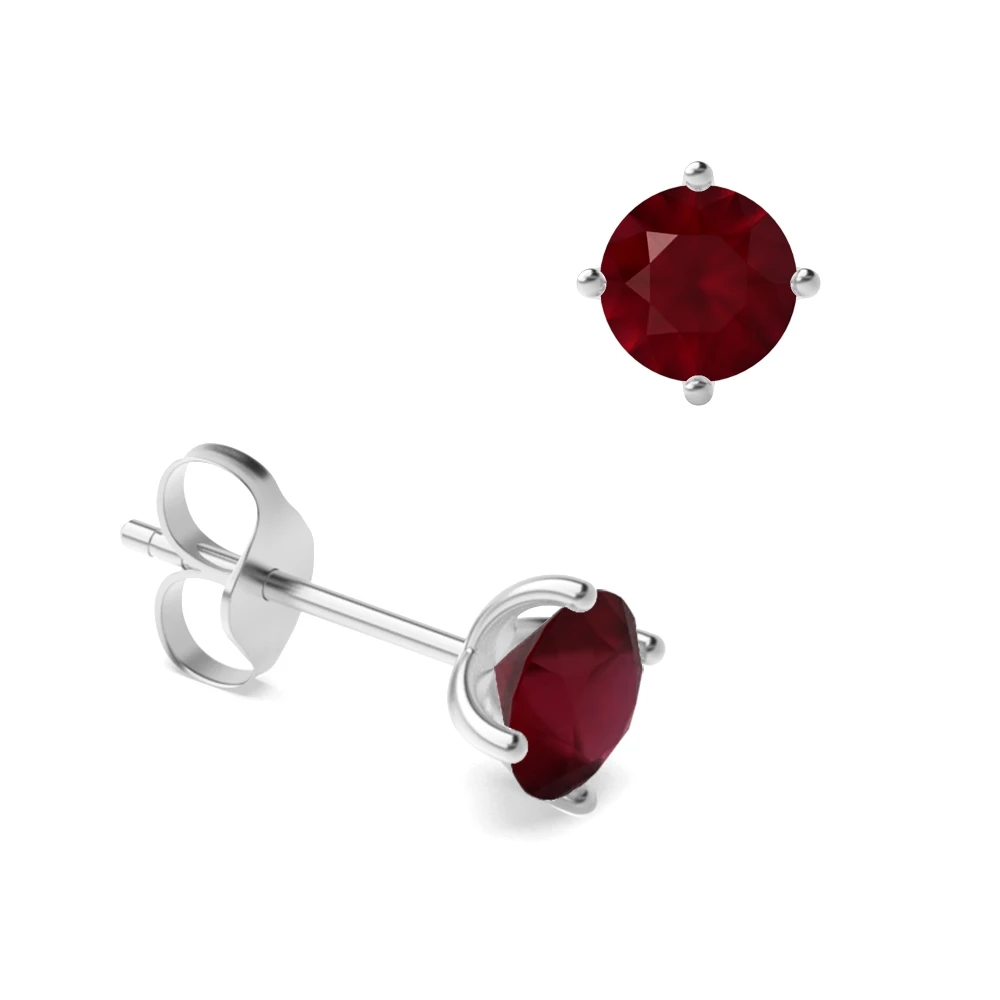 4 Prong Classic open set Stud Earrings