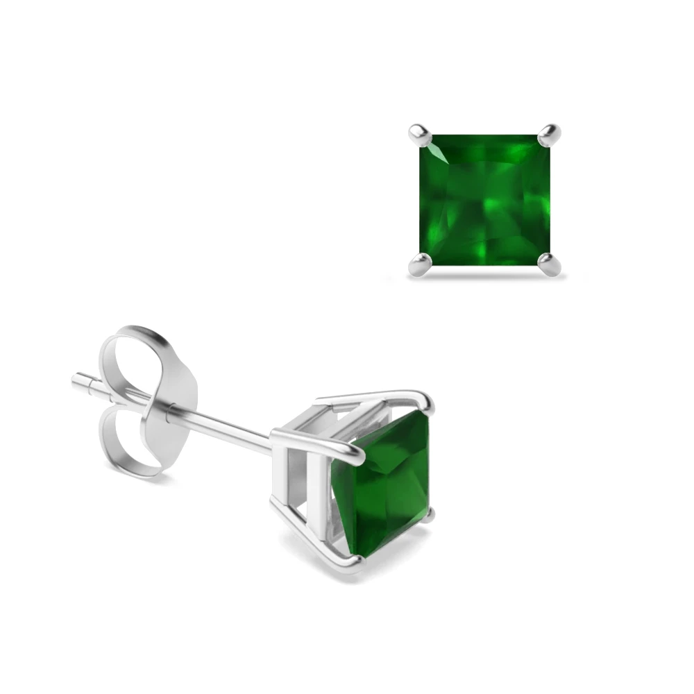 4 Prong Regalia Stud Earrings