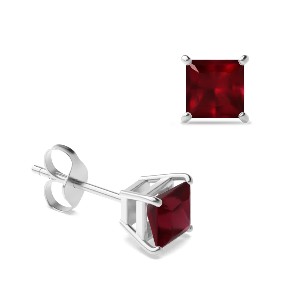 4 Prong Regalia Stud Earrings