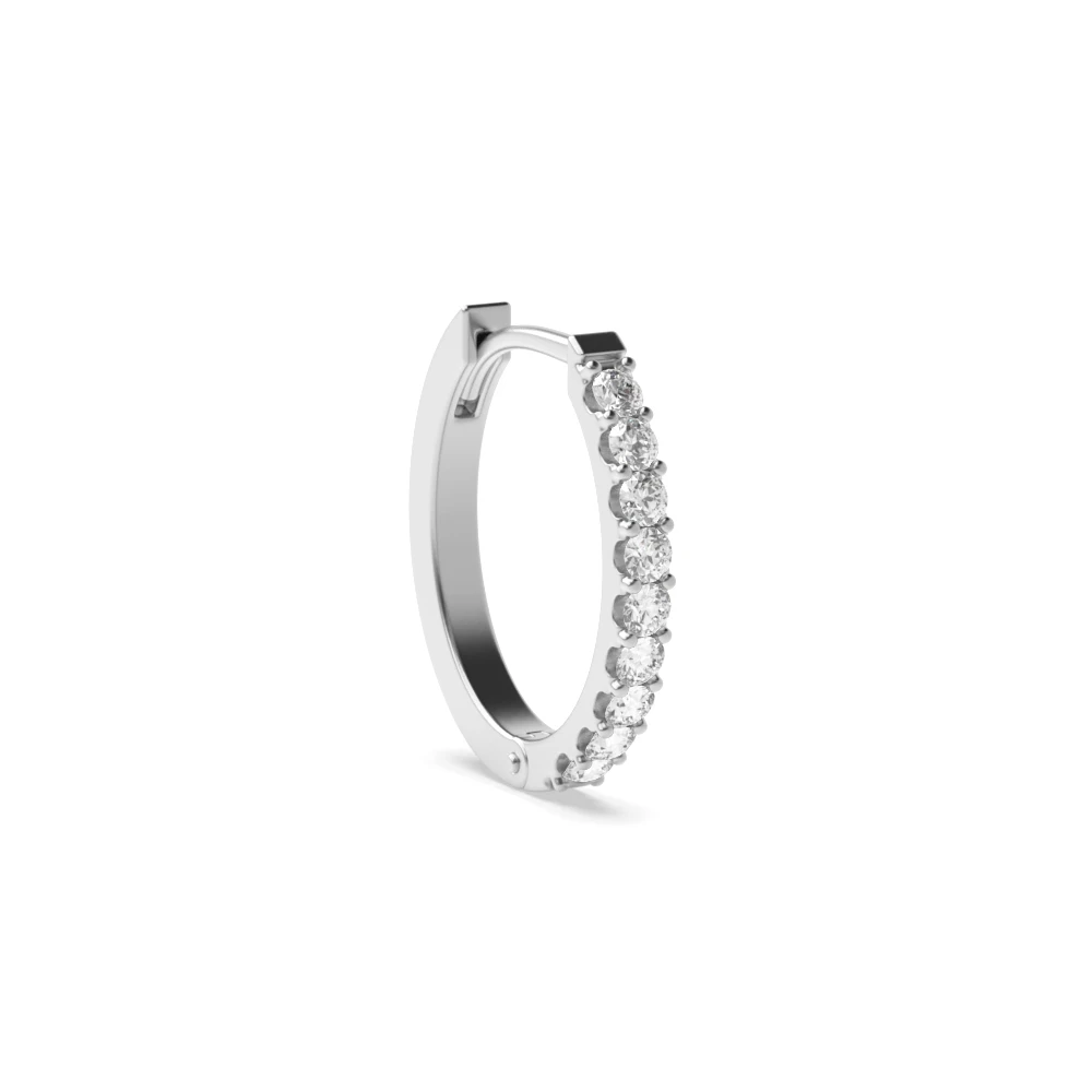 4 Prong Delicate Hoop Single Quickship