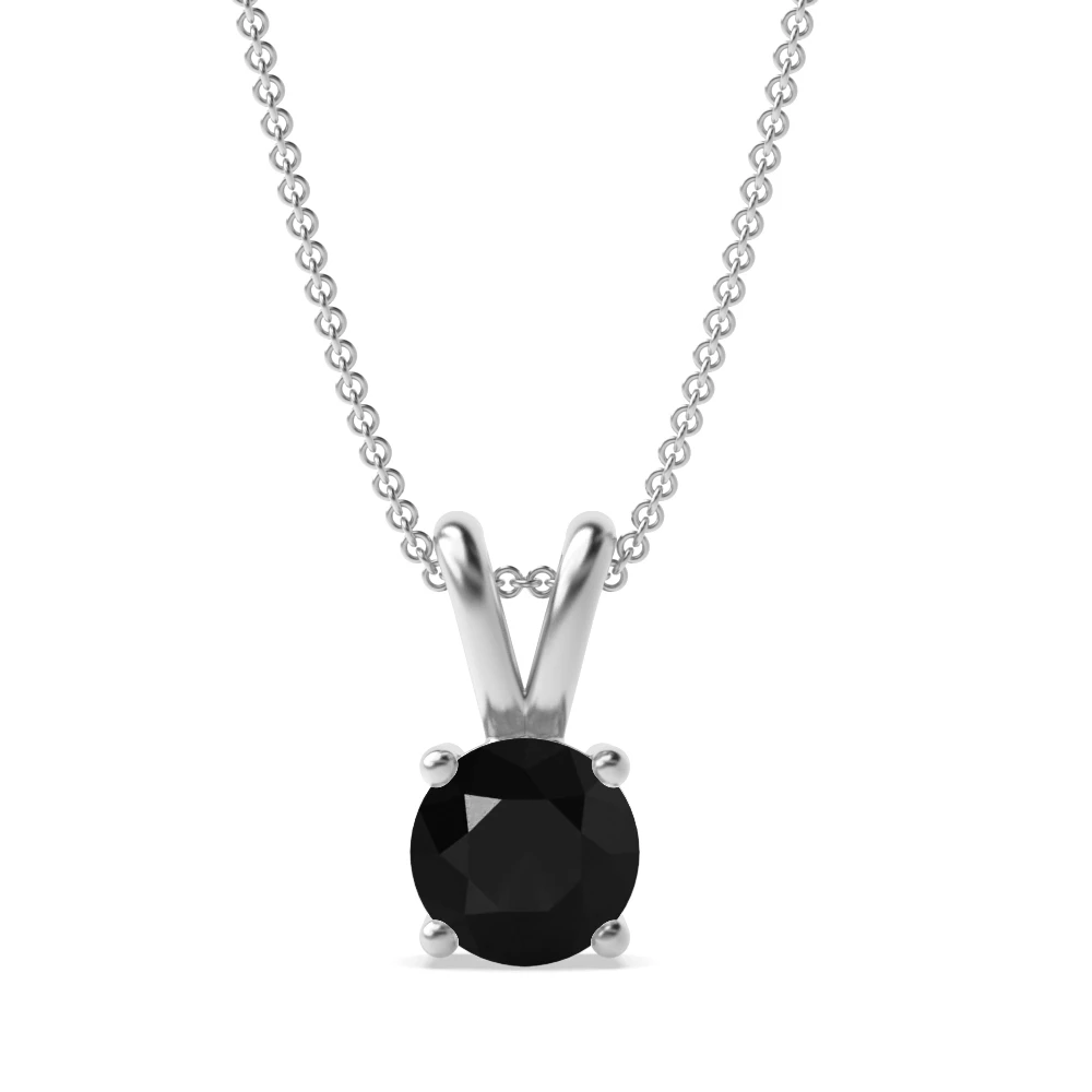 4 Prong Split bale Pendant Necklaces
