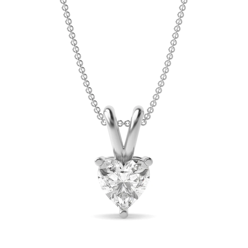 4 Prong Split bale Pendant Necklaces