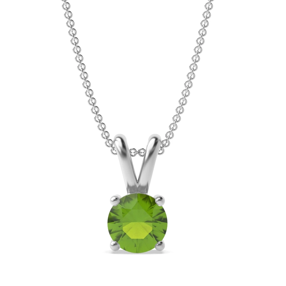 4 Prong Split bale Pendant Necklaces