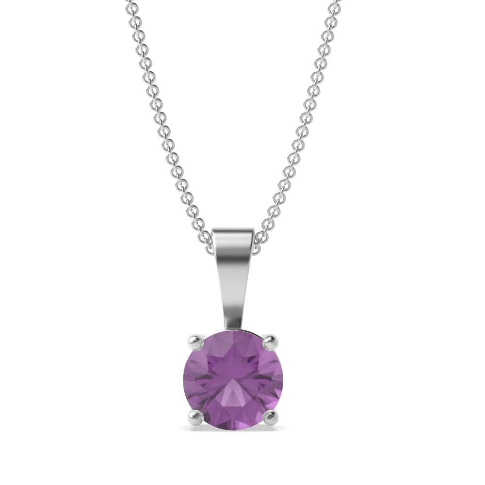 4 Prong Solid bale basket set Pendant Necklaces