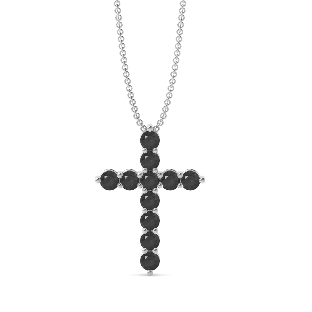 4 Prong Classic Cross Pendant Necklaces