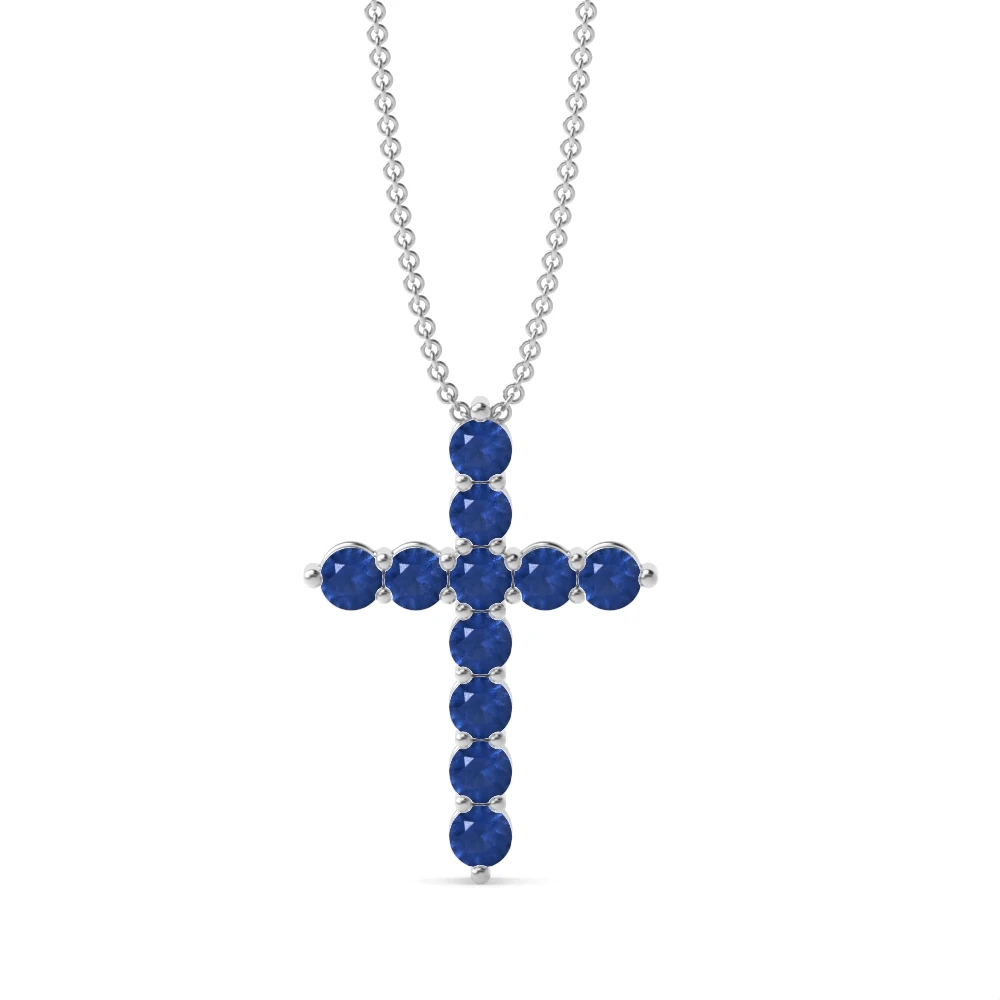 4 Prong Classic Cross Pendant Necklaces