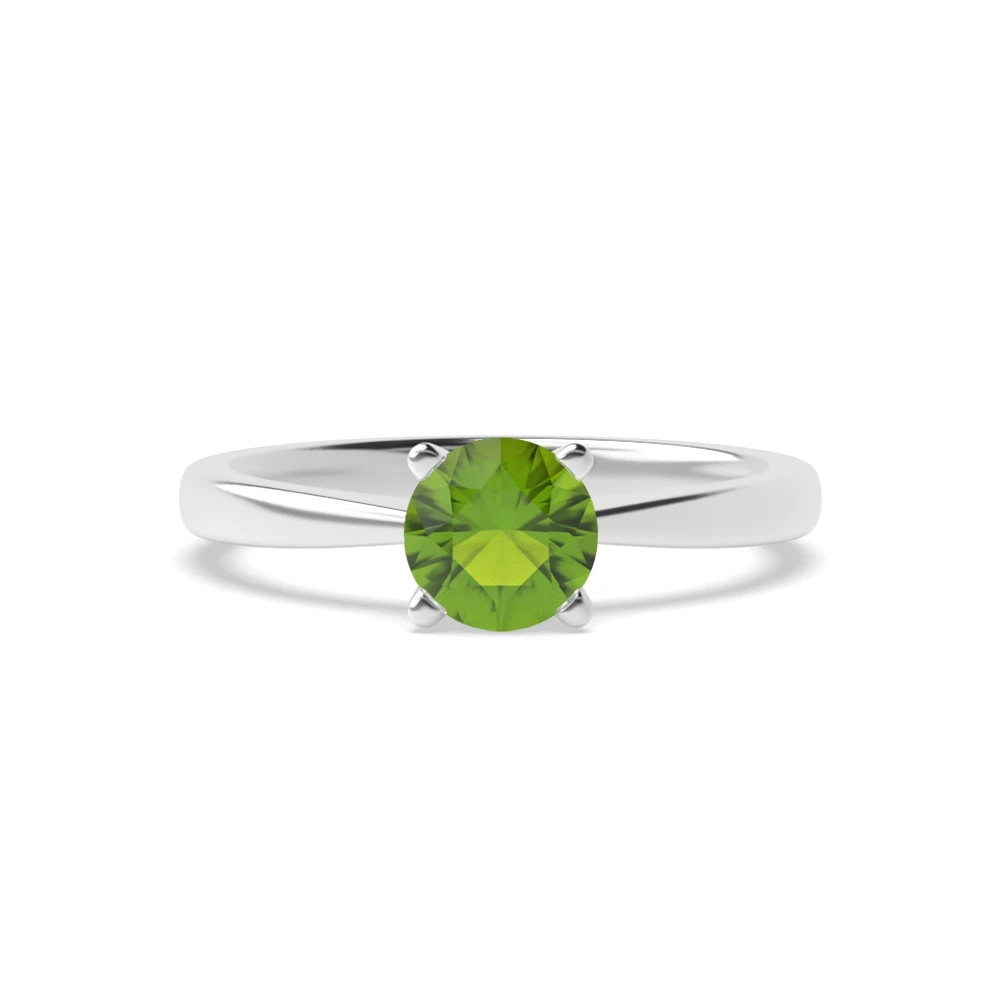 4 Prong V shaped Engagement Rings