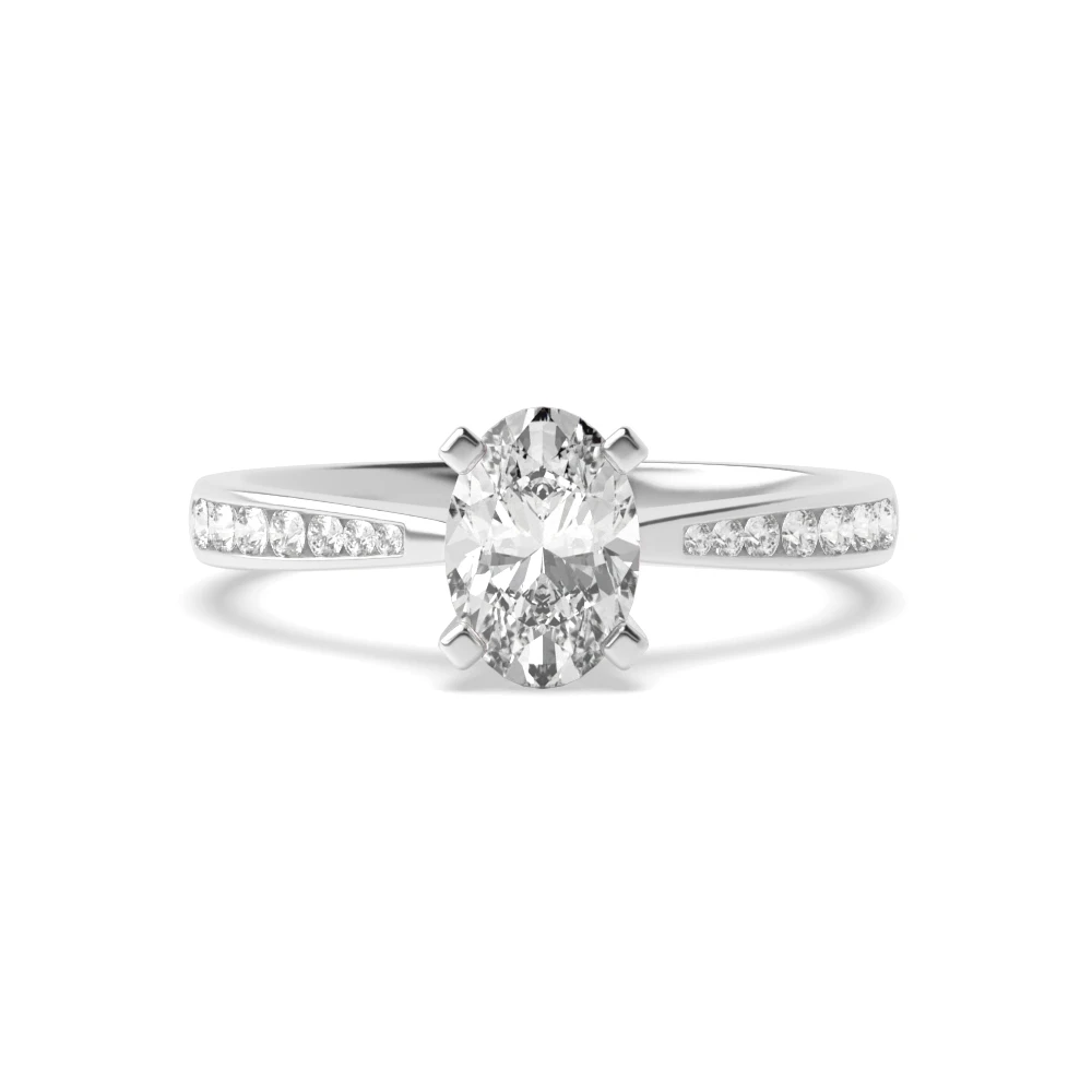 4 Prong Classic tapered shank Sale Engagement Rings
