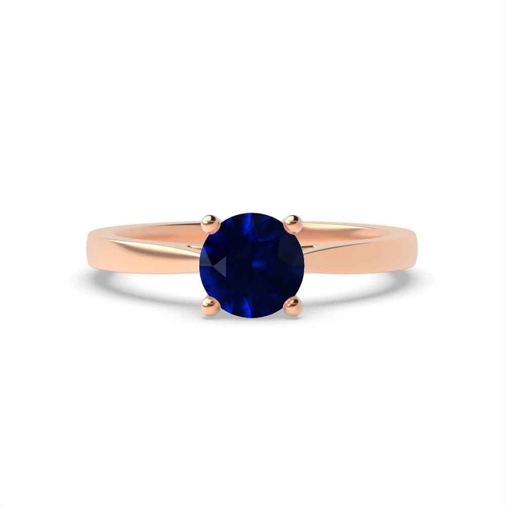 4 Prong Rose Gold Classic Engagement Rings