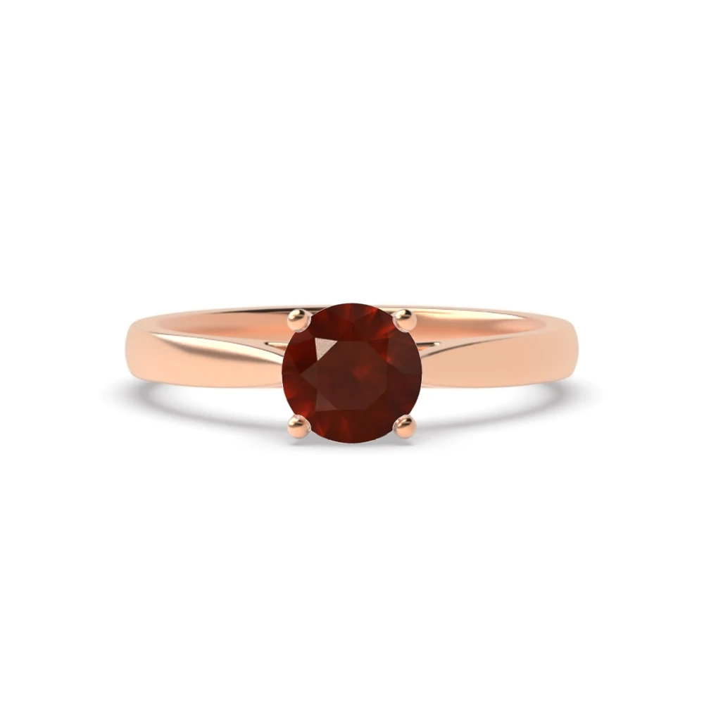 4 Prong Rose Gold Classic Engagement Rings