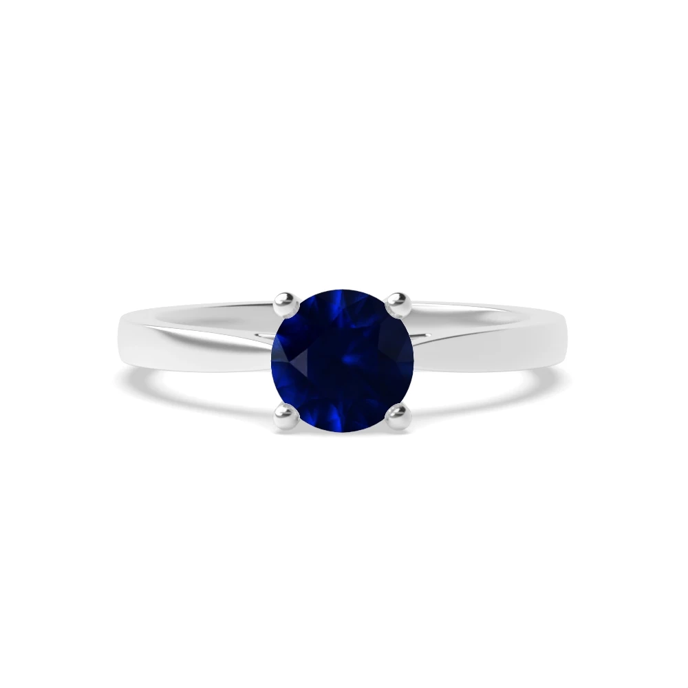 4 Prong Platinum Classic Solitaire Engagement Rings