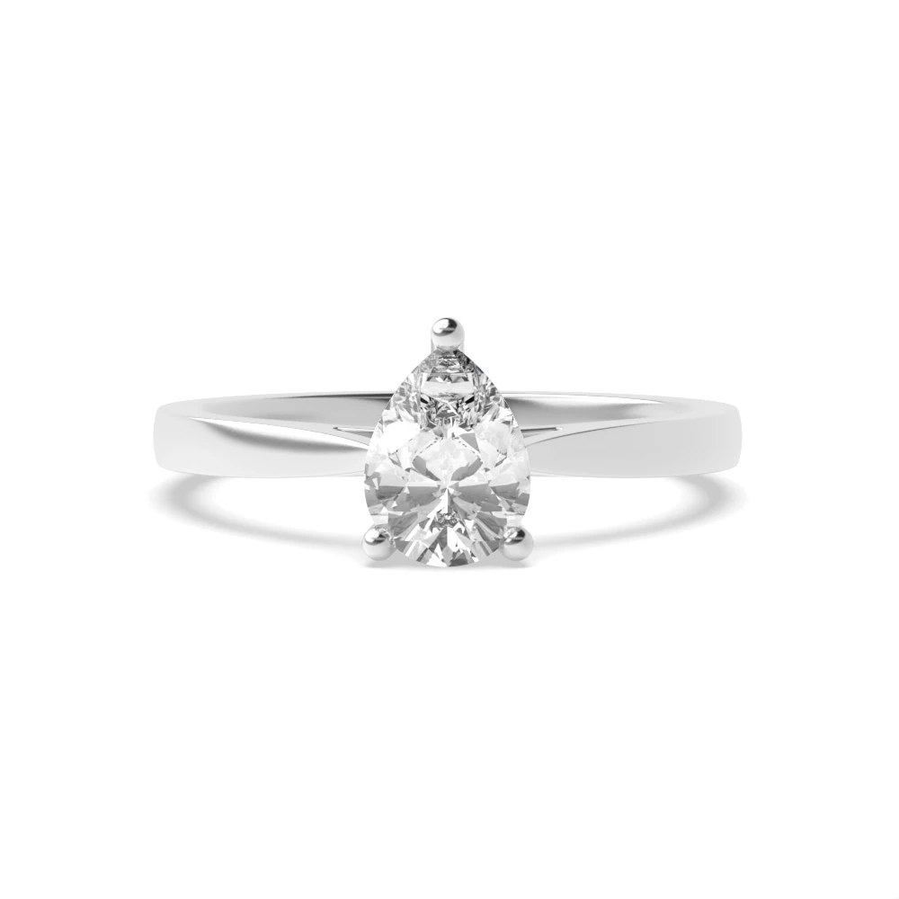 4 Prong Platinum Classic Engagement Rings