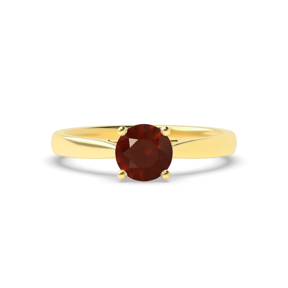 4 Prong Yellow Gold Classic Engagement Rings