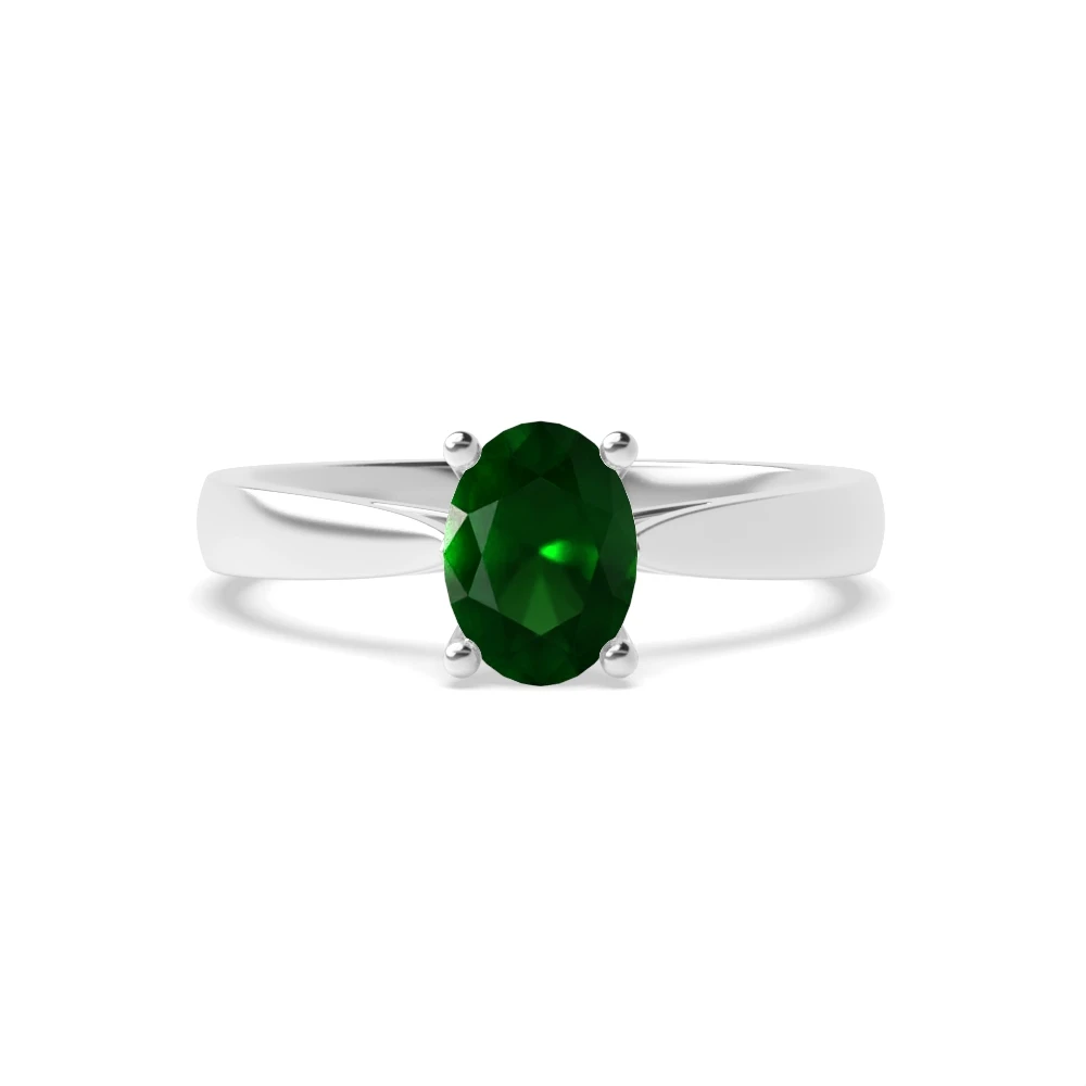 4 Prong Flower petal style Engagement Rings