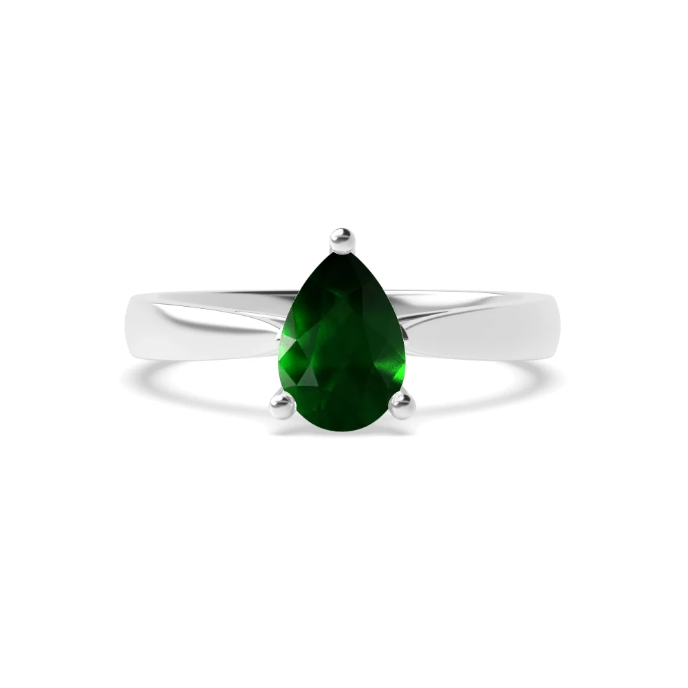 4 Prong Flower petal style Engagement Rings
