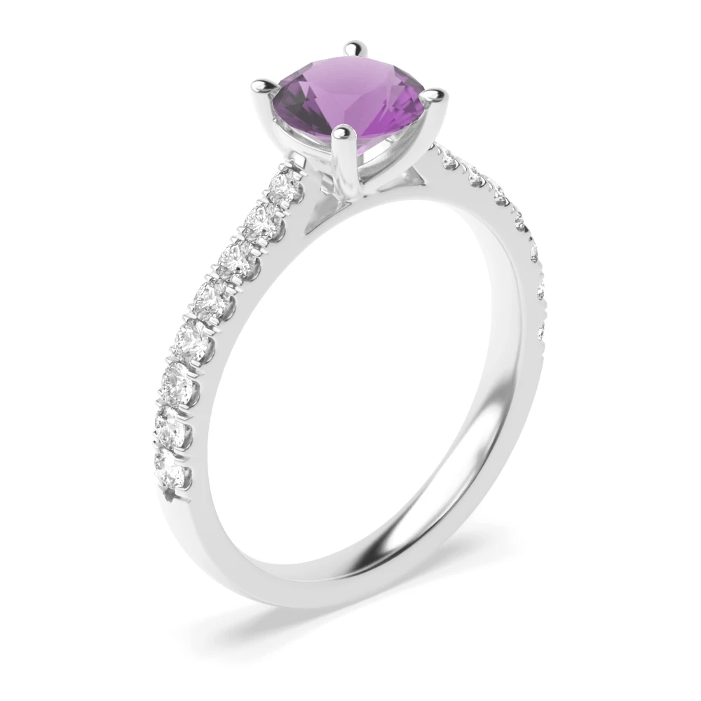 4 Prong Classic pave set Diamond Jewellery