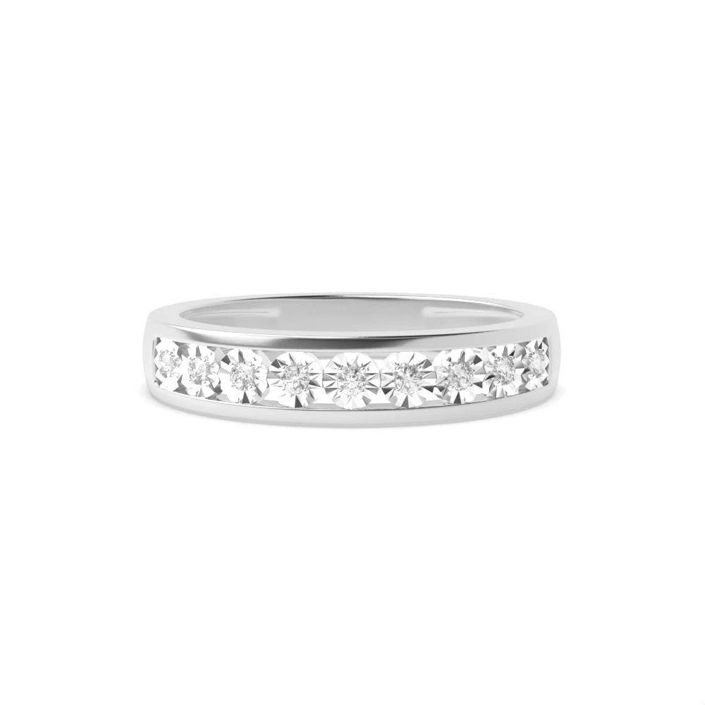 Channel Setting Channelled illusion set Illusion Set Engagement Rings