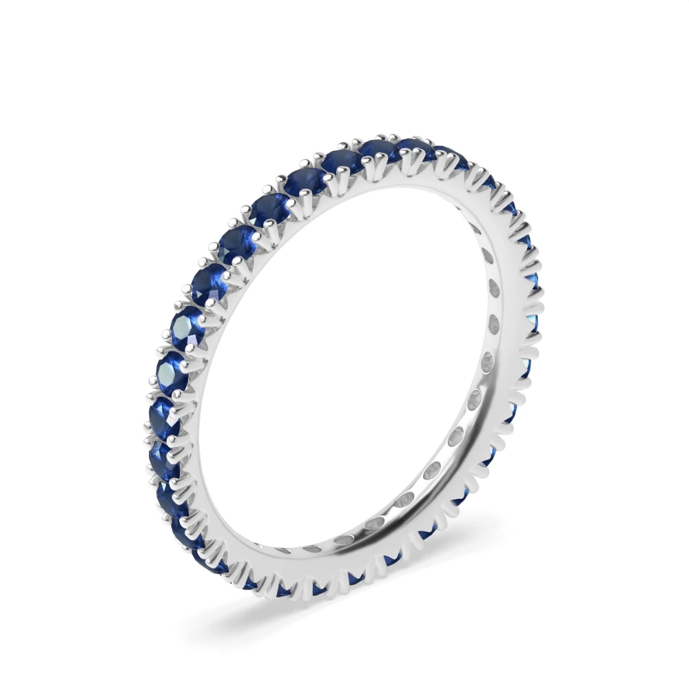 4 Prong Fishtail Eternity Diamond Rings