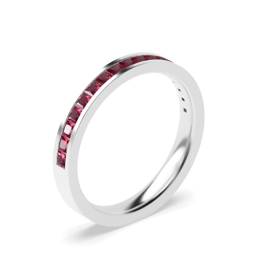Channel Setting Ideal Eternity Diamond Rings