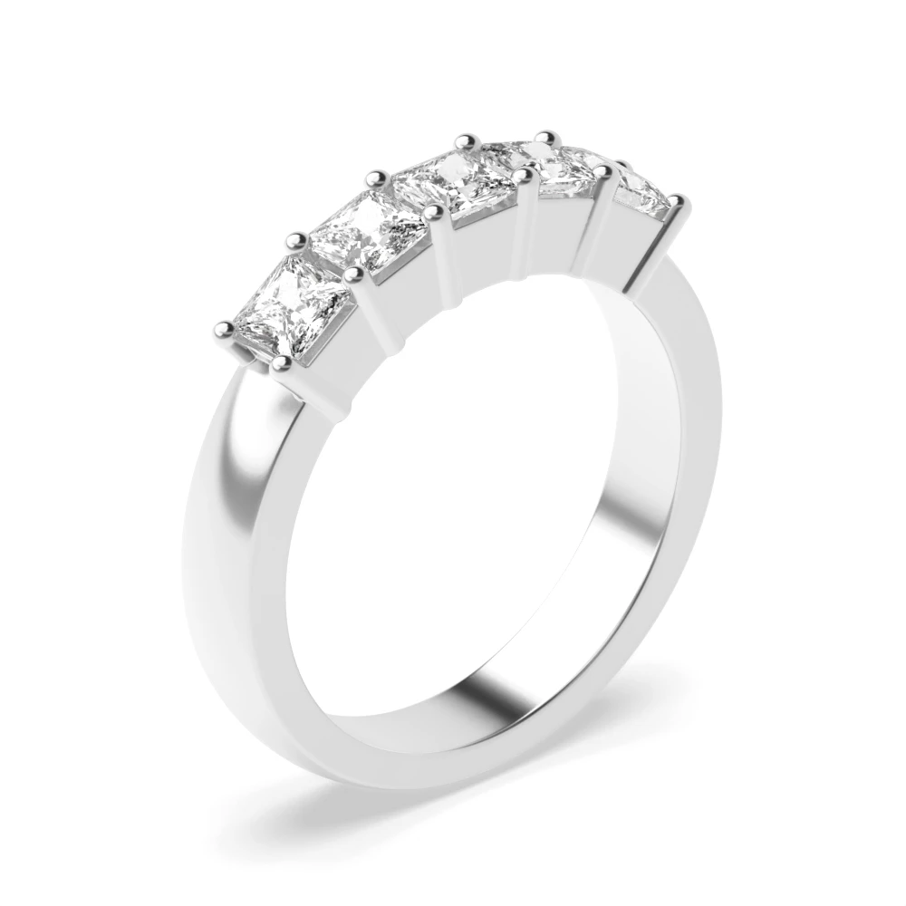 4 Prong Mid set Eternity Diamond Rings
