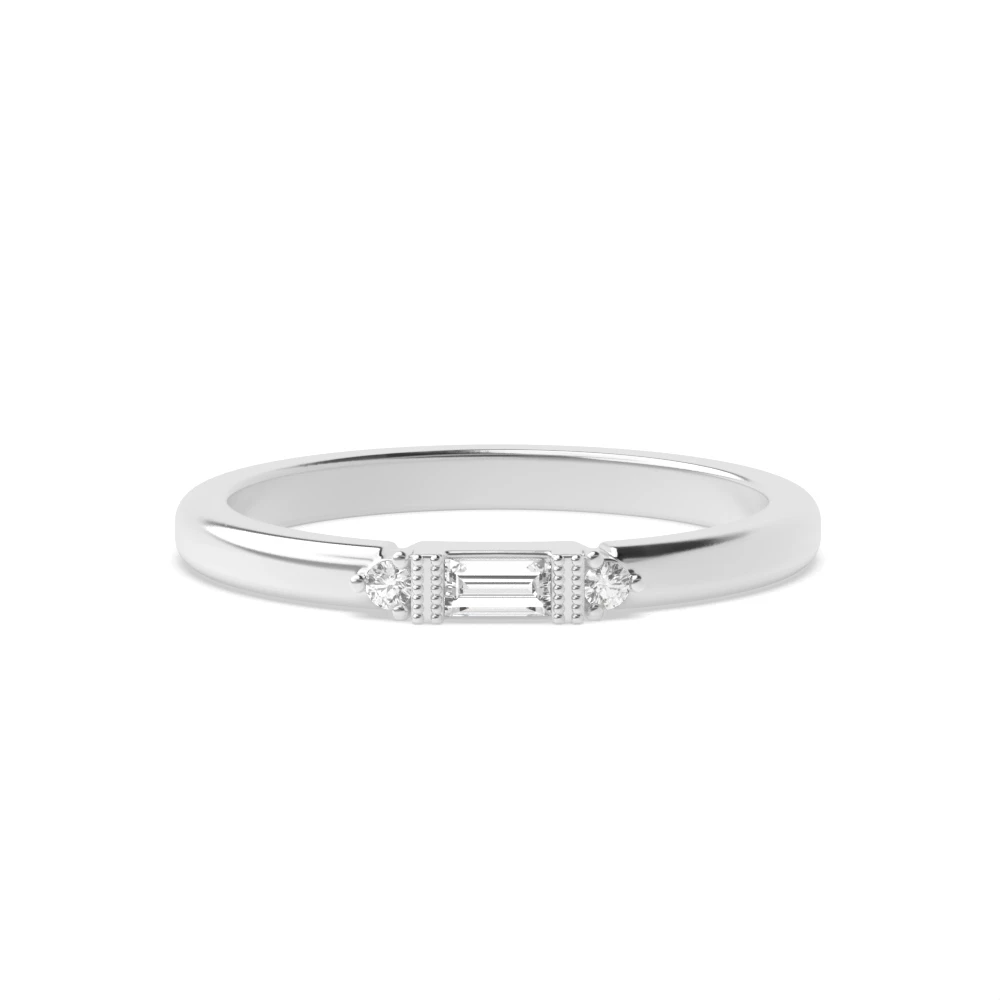 Low Set Channel set milligrain Sale Engagement Rings