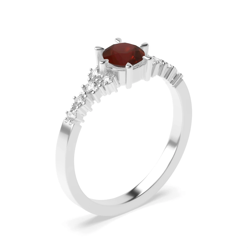 6 Prong Designer Diamond Rings