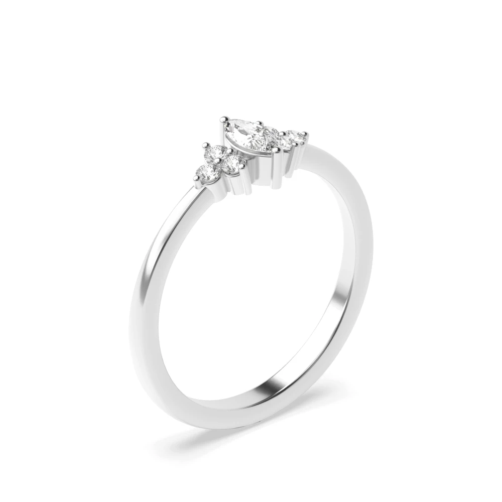 4 Prong Delicate Cluster Quickship