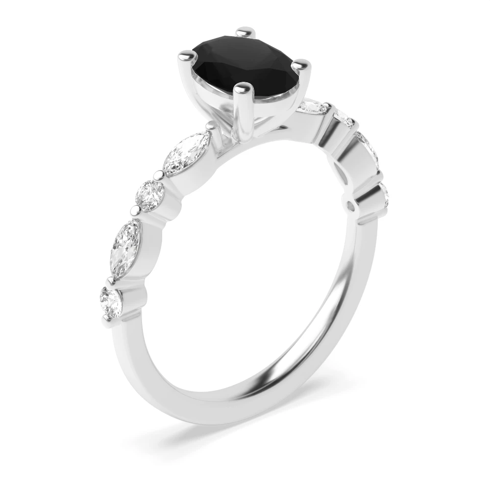 4 Prong Unique style Diamond Rings