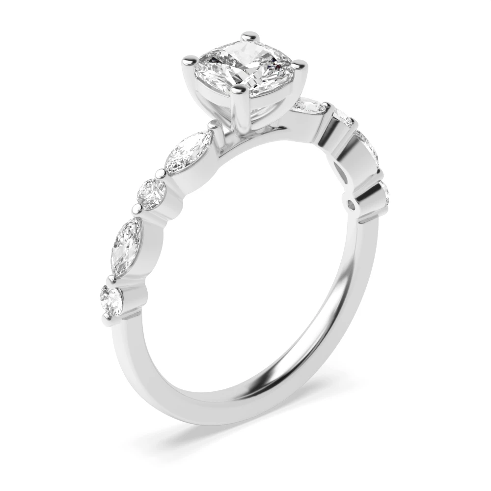 4 Prong Unique style Diamond Rings