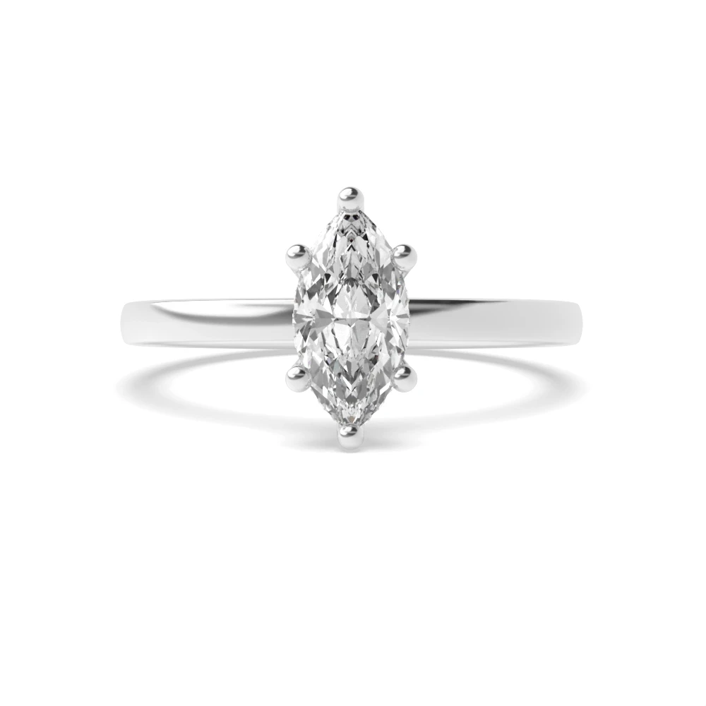 High Set Hidden halo plain shoulder Halo Engagement Rings