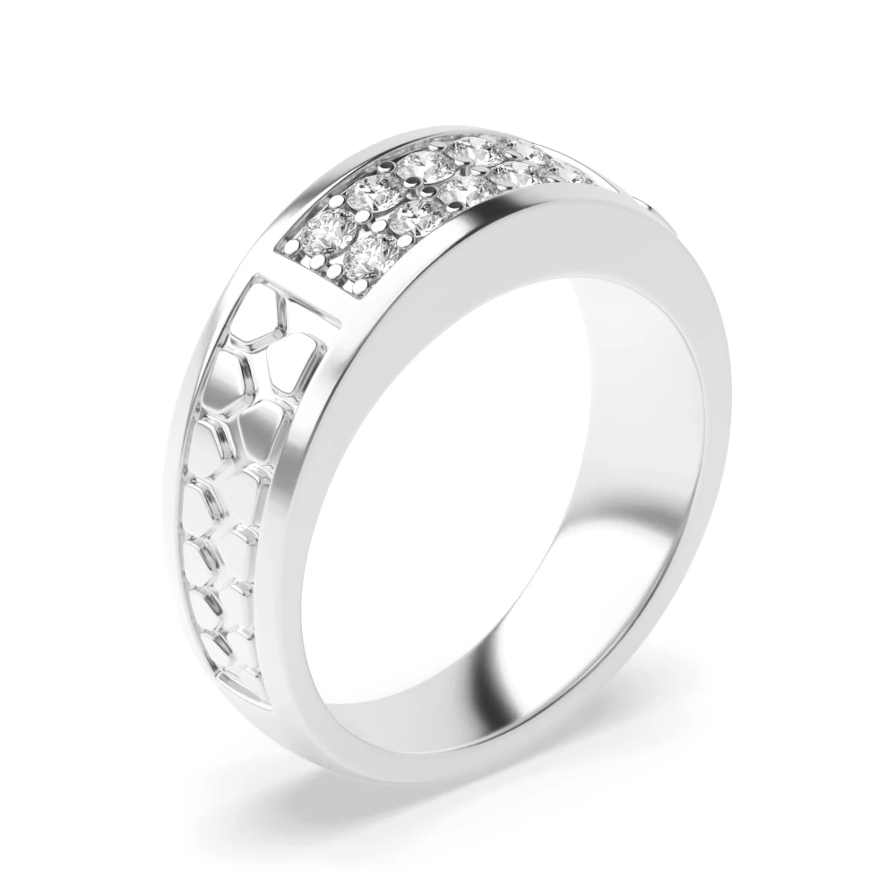 Pave Setting Majestic Cluster Diamond Rings