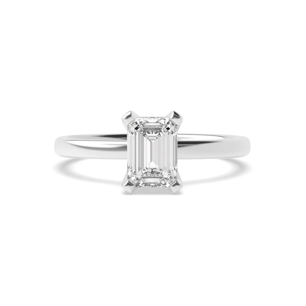 High Set Modern basket Engagement Rings