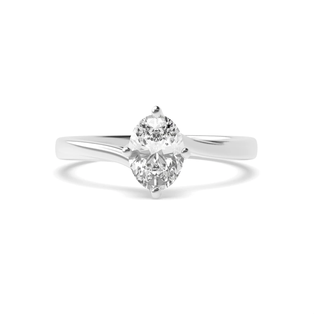 4 Prong Twisted Engagement Rings