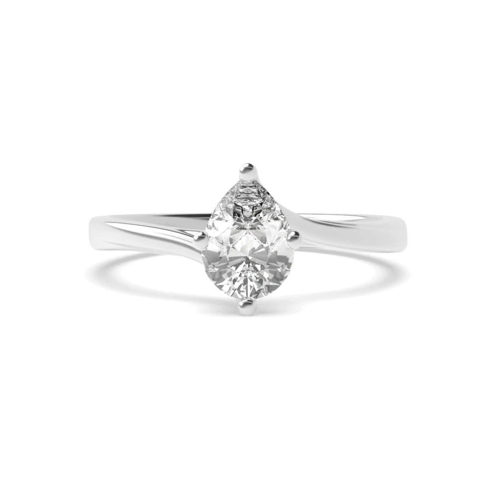 4 Prong Twisted Engagement Rings