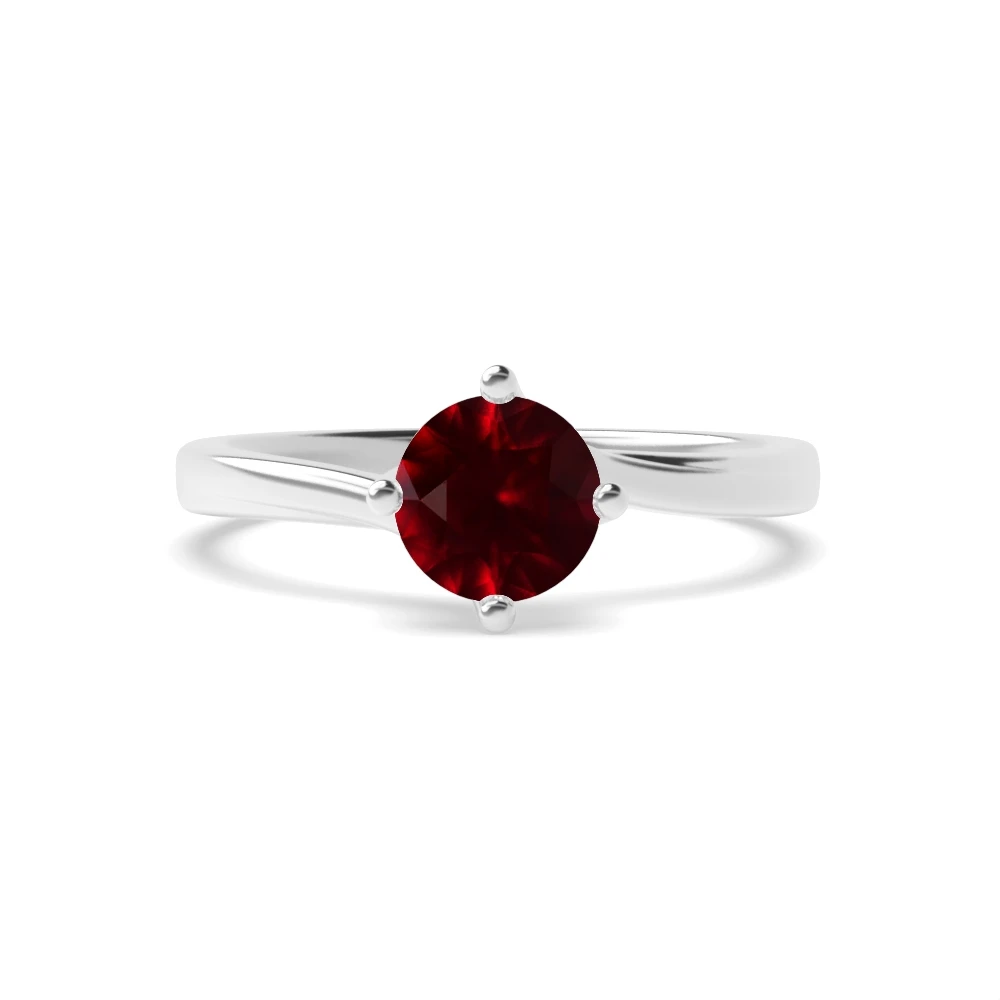 4 Prong Twisted Engagement Rings