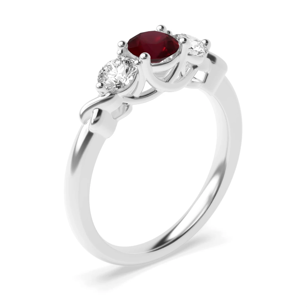 Low Set Timeless trinity Diamond Rings