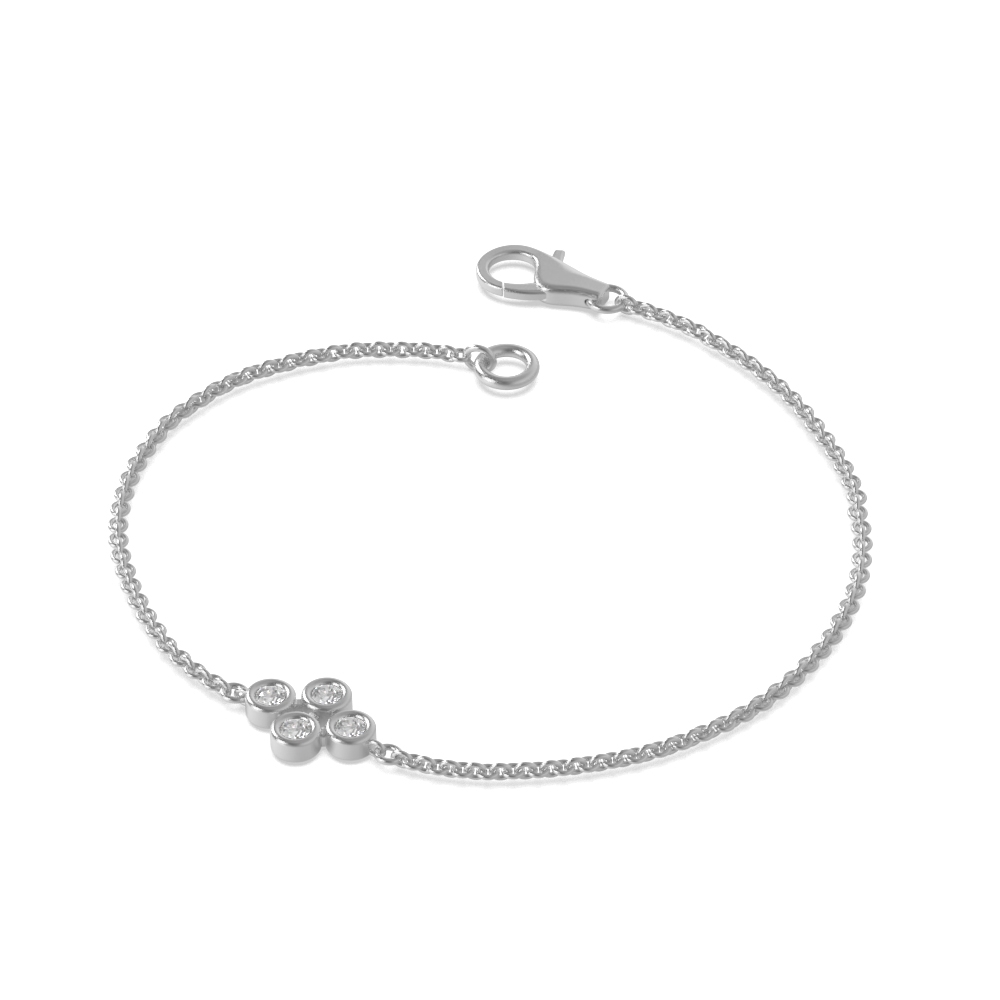 Cluster of four Diamond Bracelets
