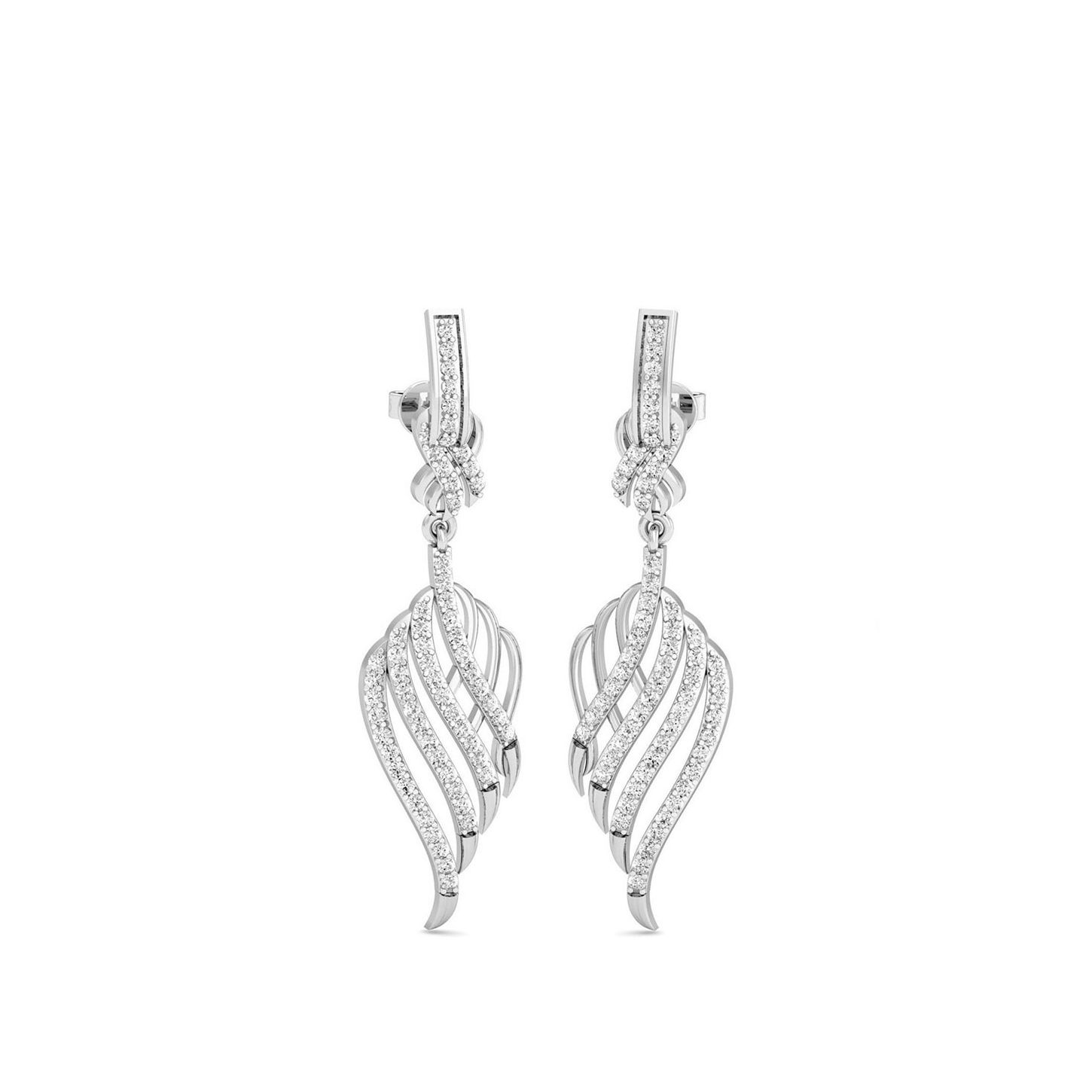 White Gold Dangles