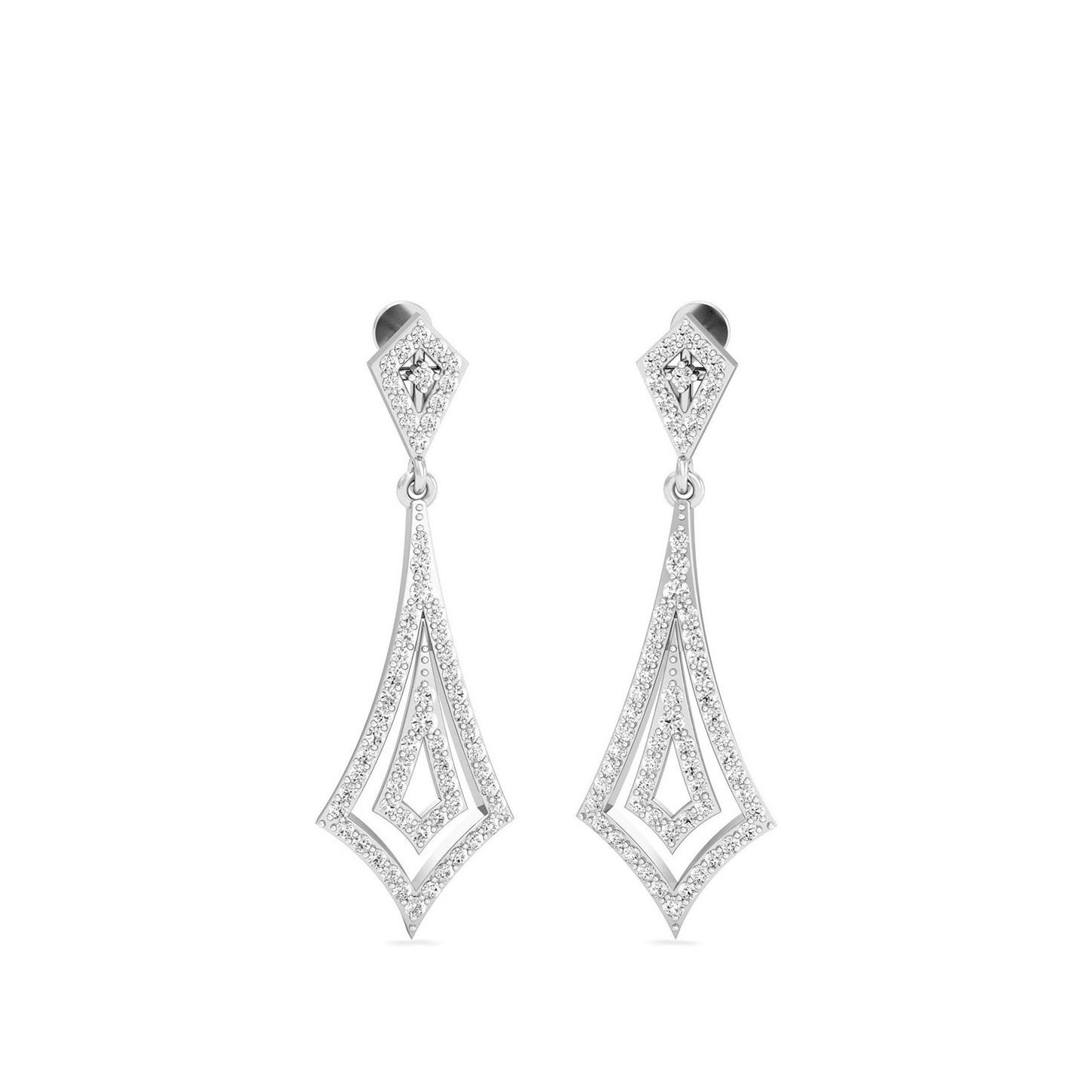 White Gold Dangles