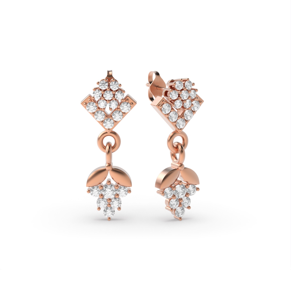 Rose Gold Dangles